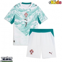 Portugal Cristiano Ronaldo #7 Replica Away Minikit World Cup 2026 Short Sleeve (+ pants)